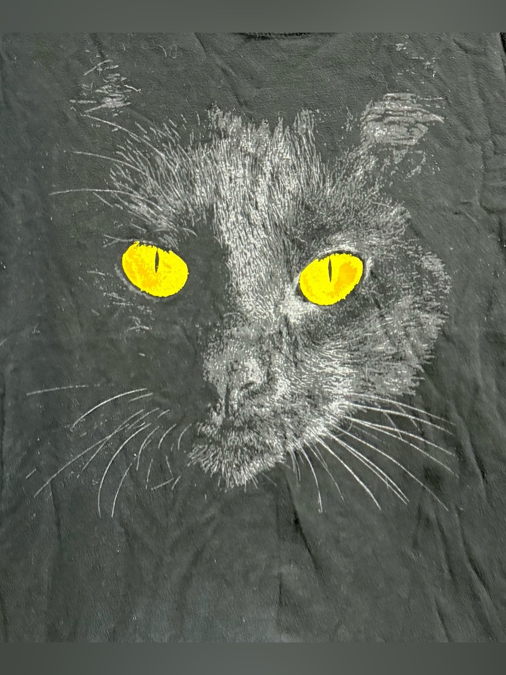 🔥Halloween Black Cat Spooky Graphic Tshirt XXL